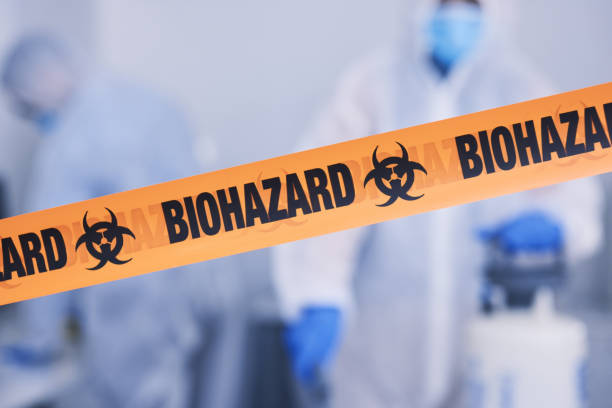 Professional Blood Cleanup technician working in Columbia, KY